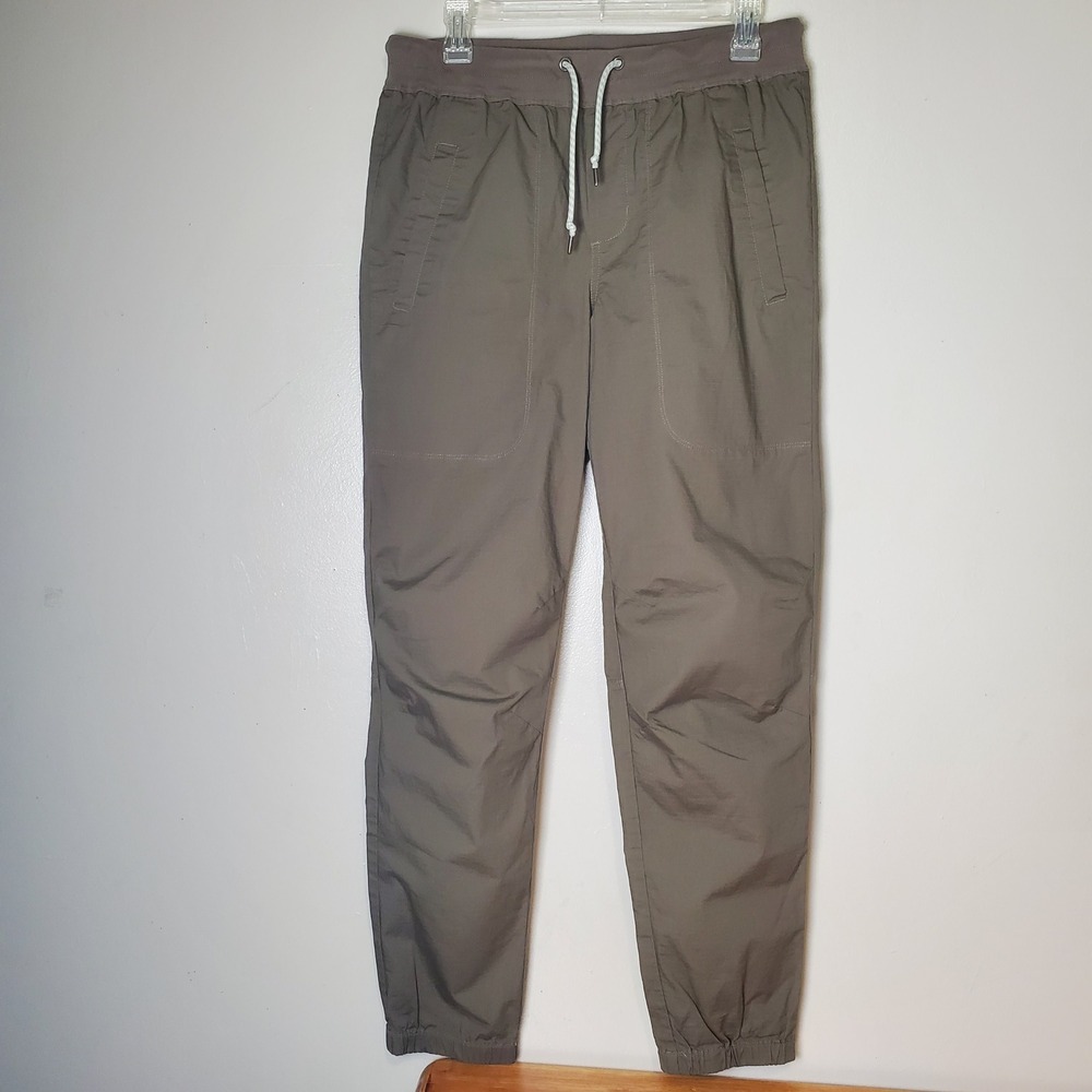 Vuori Sample Men's Medium Ripstop Traveler Joggers Pants V434 Taupe Brown Casual